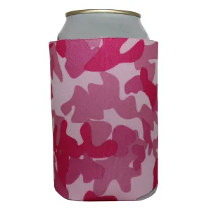 400 Pink Camo Foam Beverage Can Cooler