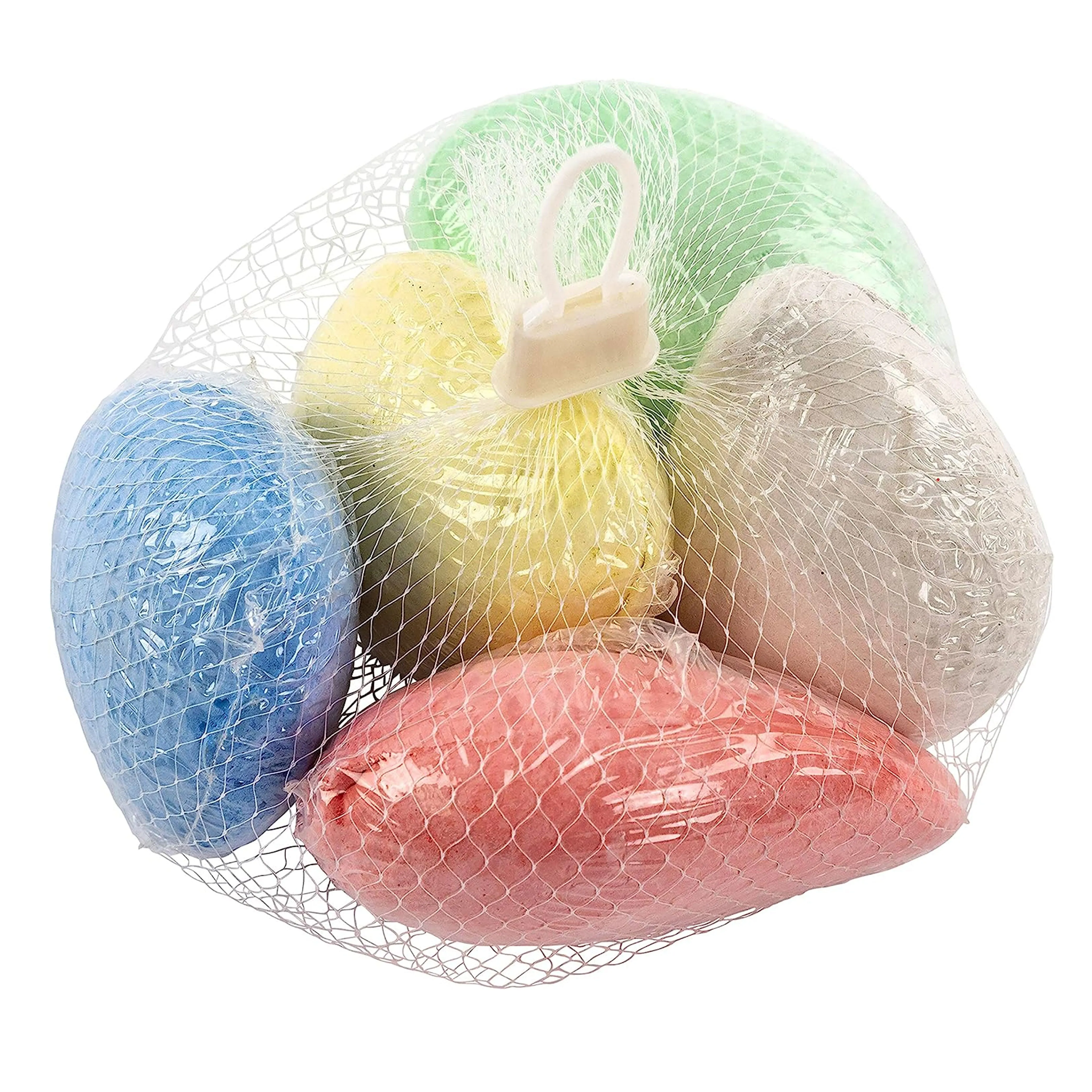 5 Pc Rock Shaped Chalk Pebbles Washable Sidewalk Playground Outdoor Non Toxic