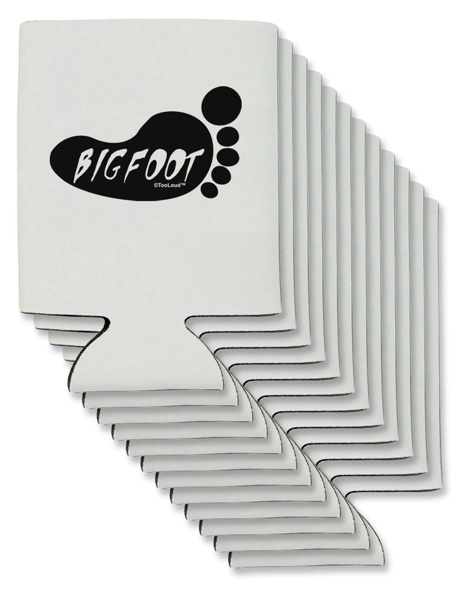 Bigfoot Can / Bottle Insulator Coolers by TooLoud