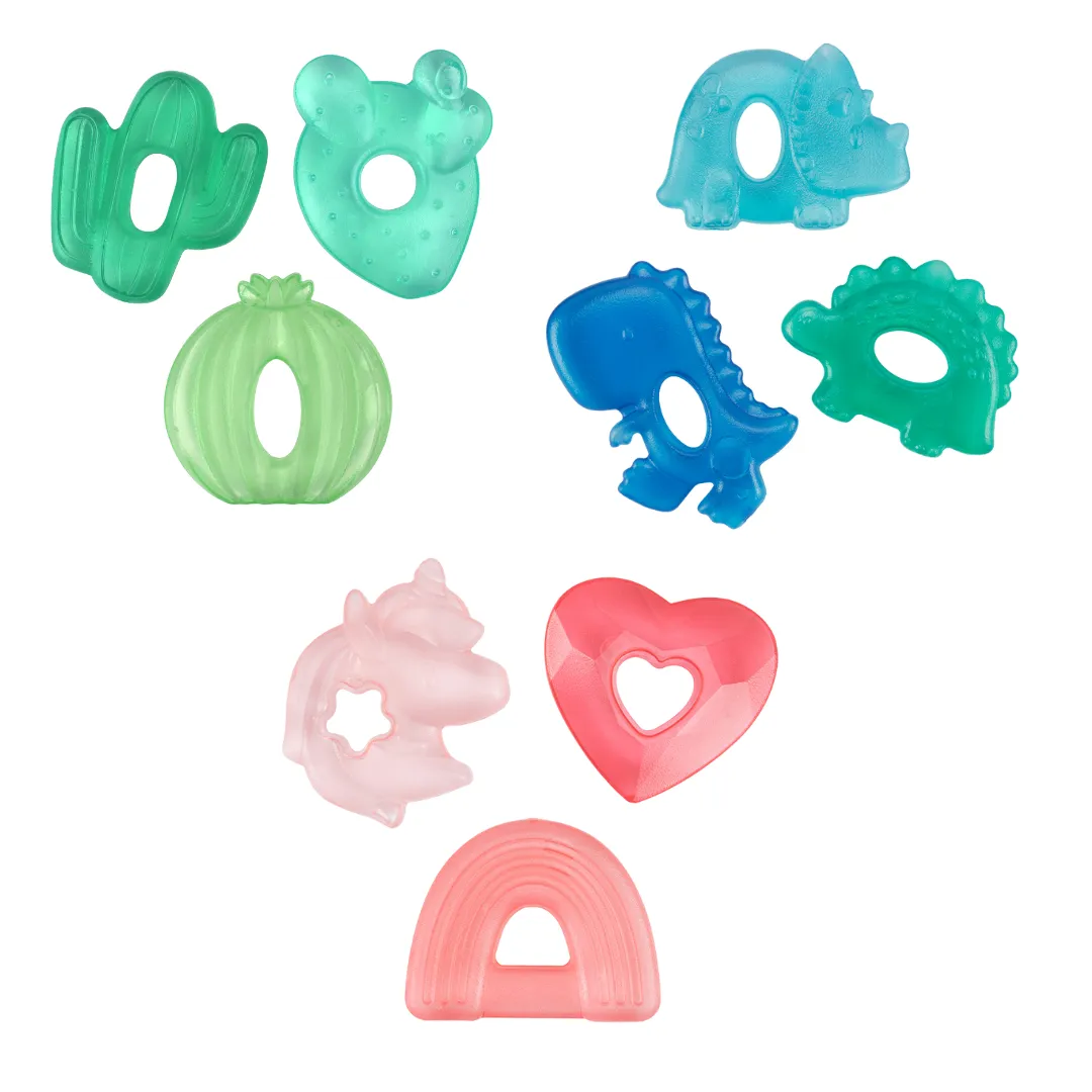 Cutie Coolers Water Filled Teethers (3-pack): Cactus