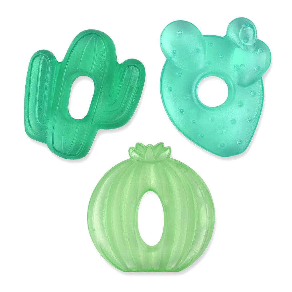 Cutie Coolers Water Filled Teethers (3-pack): Cactus