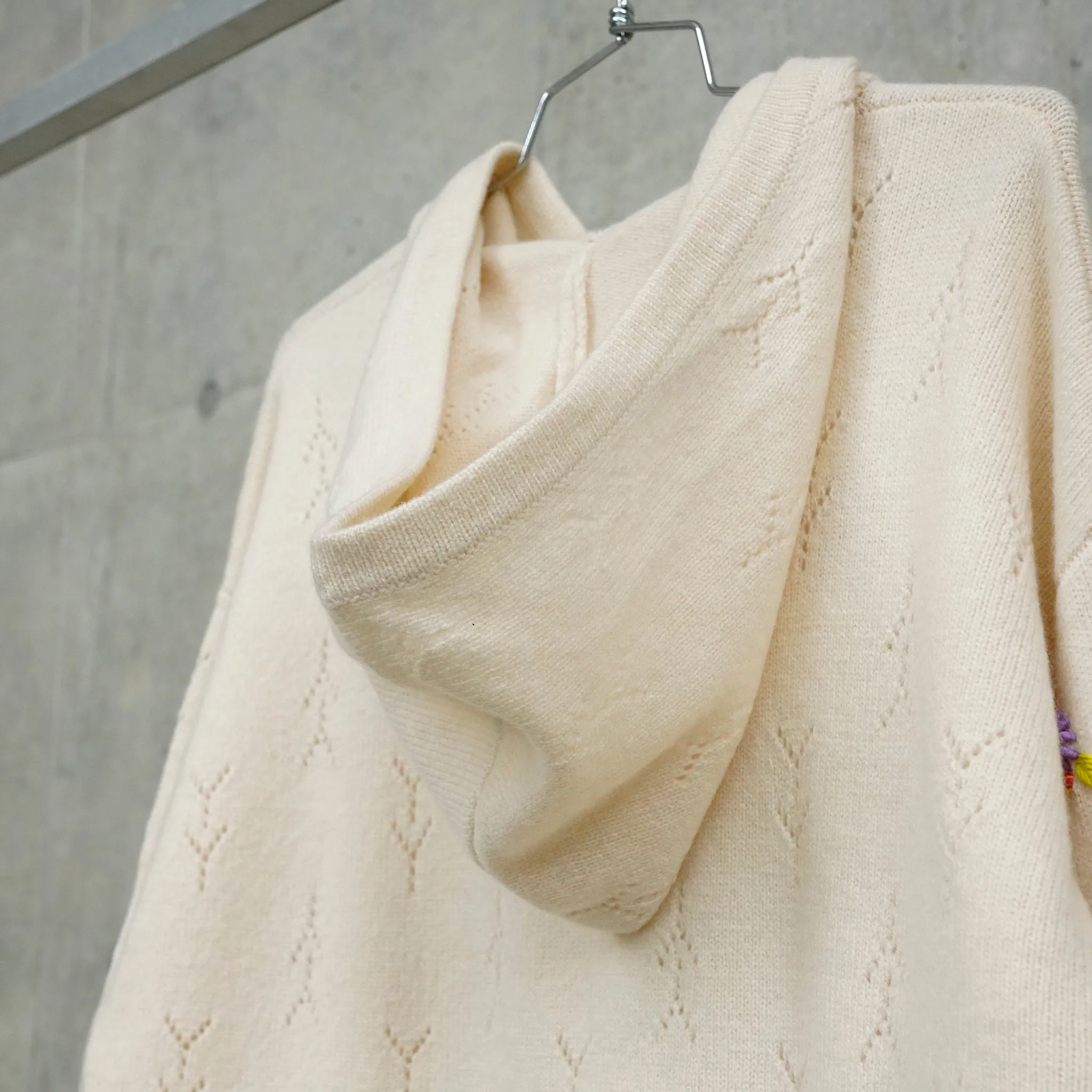 DAISY HOODY MAXI DRESS / CHALK