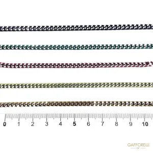 Diamonded Aluminium Colored Chain - 2284d Gafforelli Srl