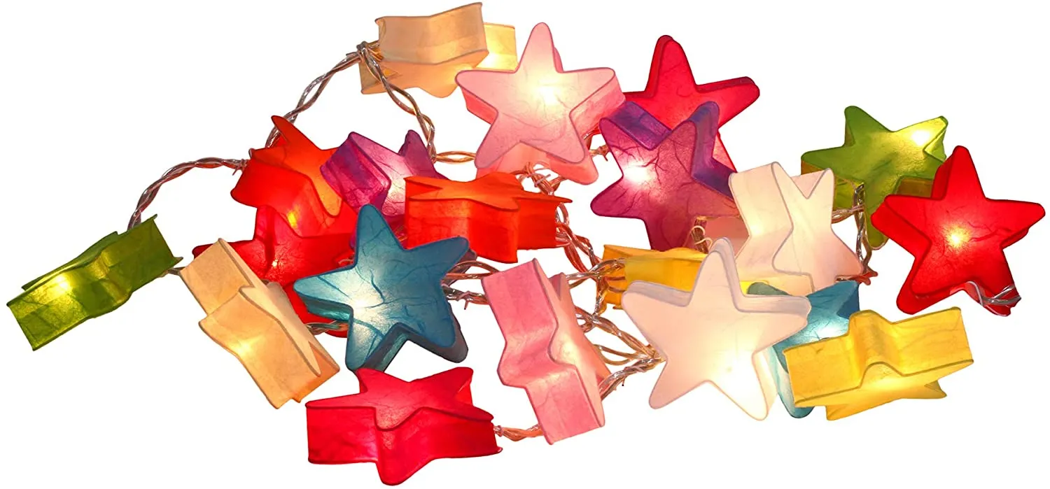 Fancy Star Lantern String Fairy Night Lights Kid Bedroom Home Children Decor