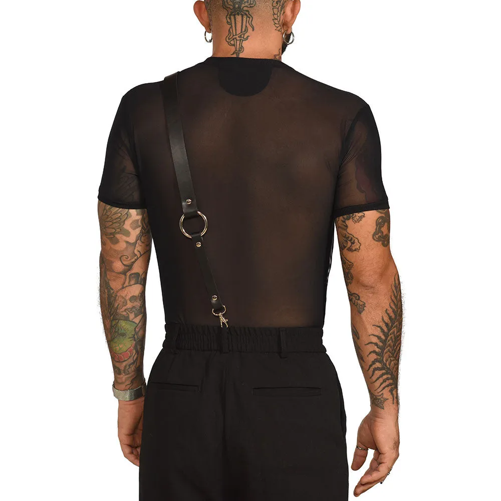 Harness cross with dual straps