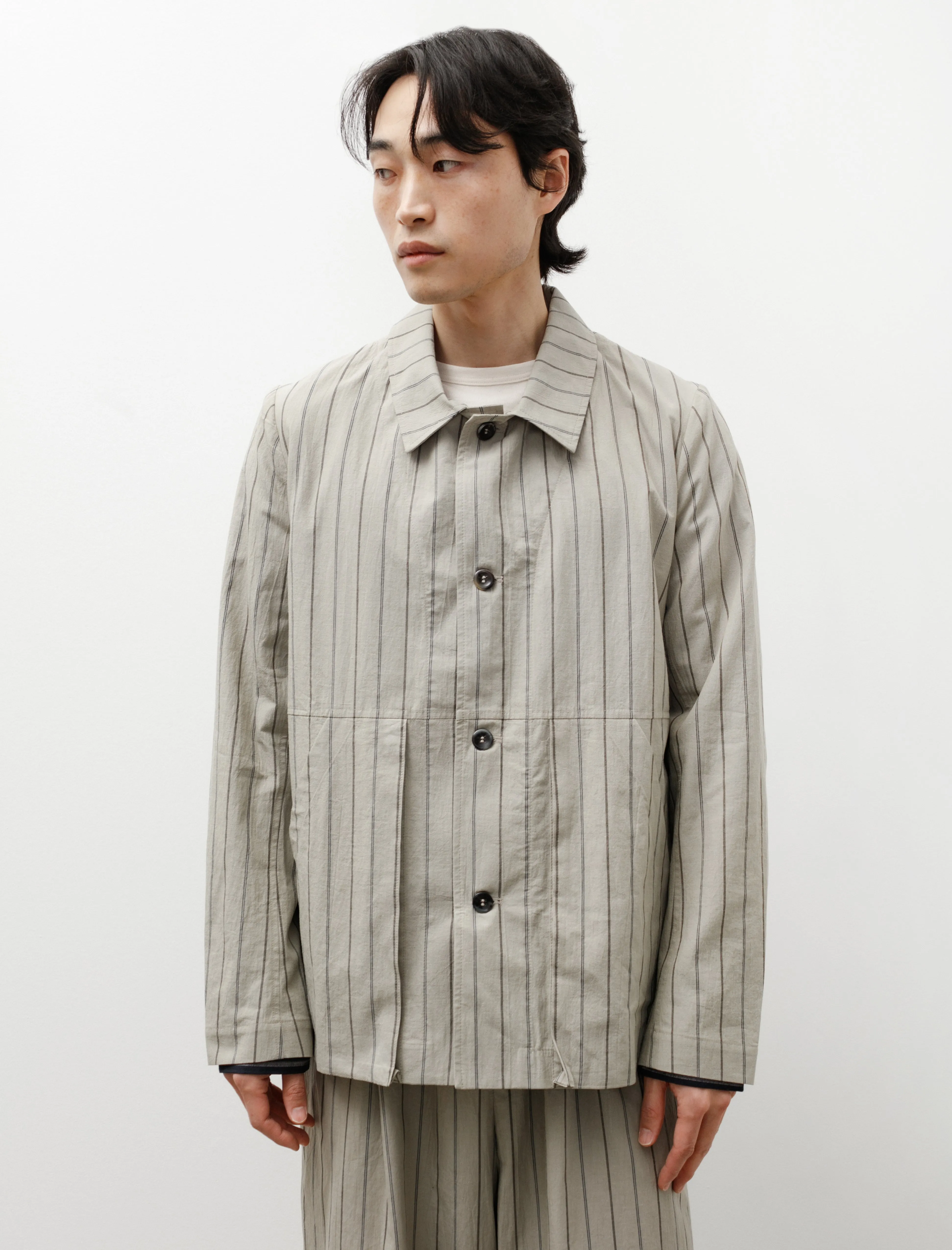 Jacket Striped Chalk