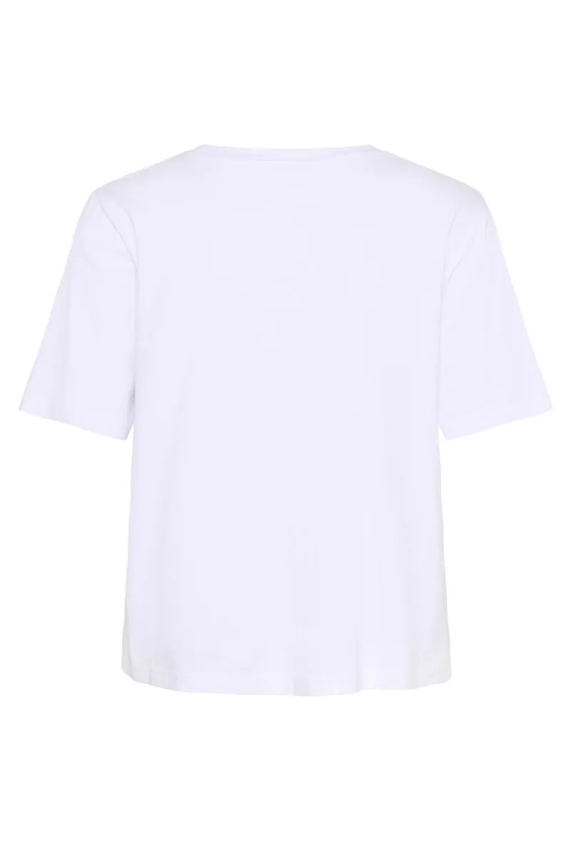 KAFFE KAeloise T-Shirt Optical White