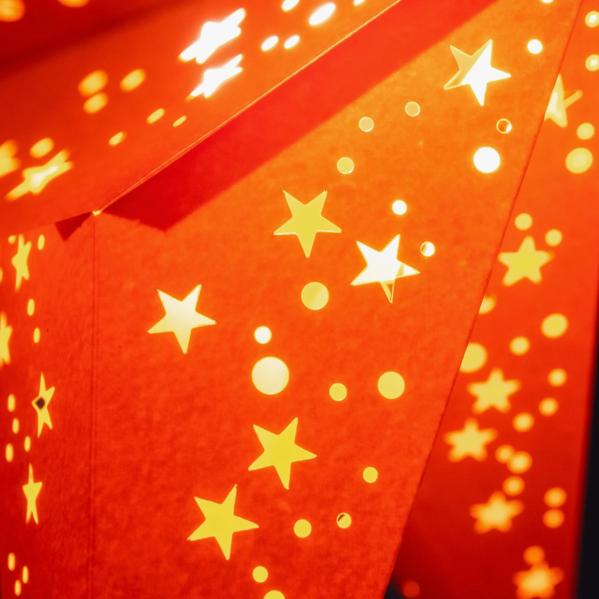 Paper Star Lantern - Venus Orange