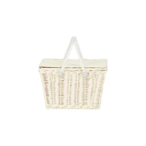 Piki Rattan Basket | Chalk