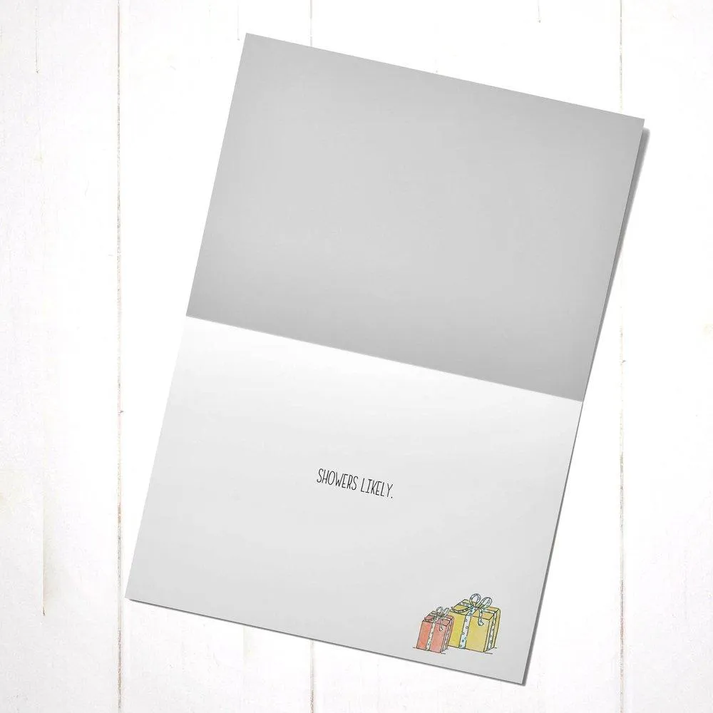Pregnancy Forecast Card by Party Napkins Co