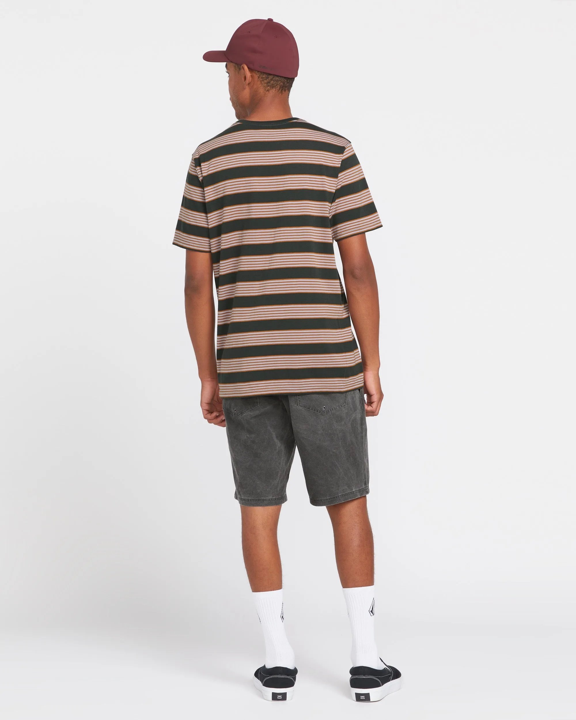 Stone Faded Hybrid Shorts - Stealth