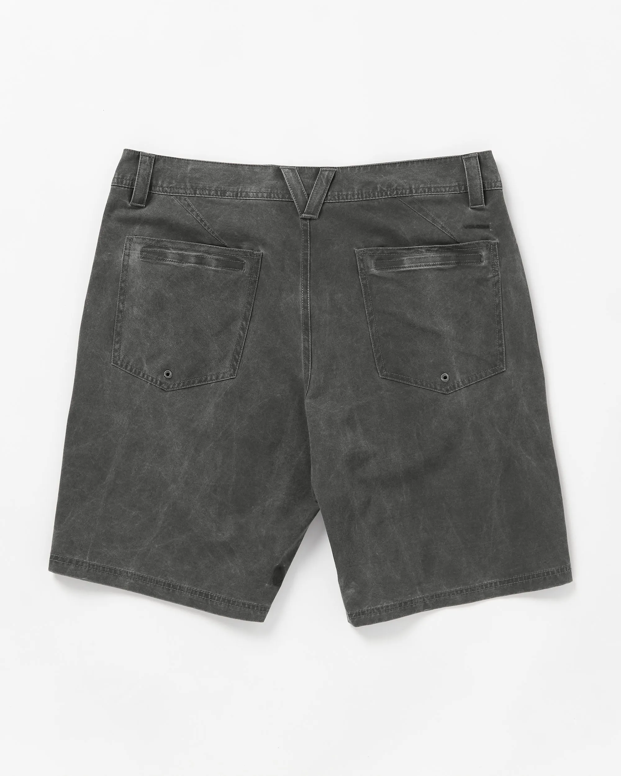 Stone Faded Hybrid Shorts - Stealth